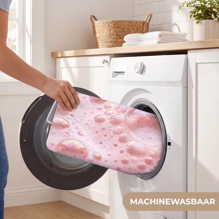 Schuim - Structuur - Roze WCmat klein -USP_WasbaarNL