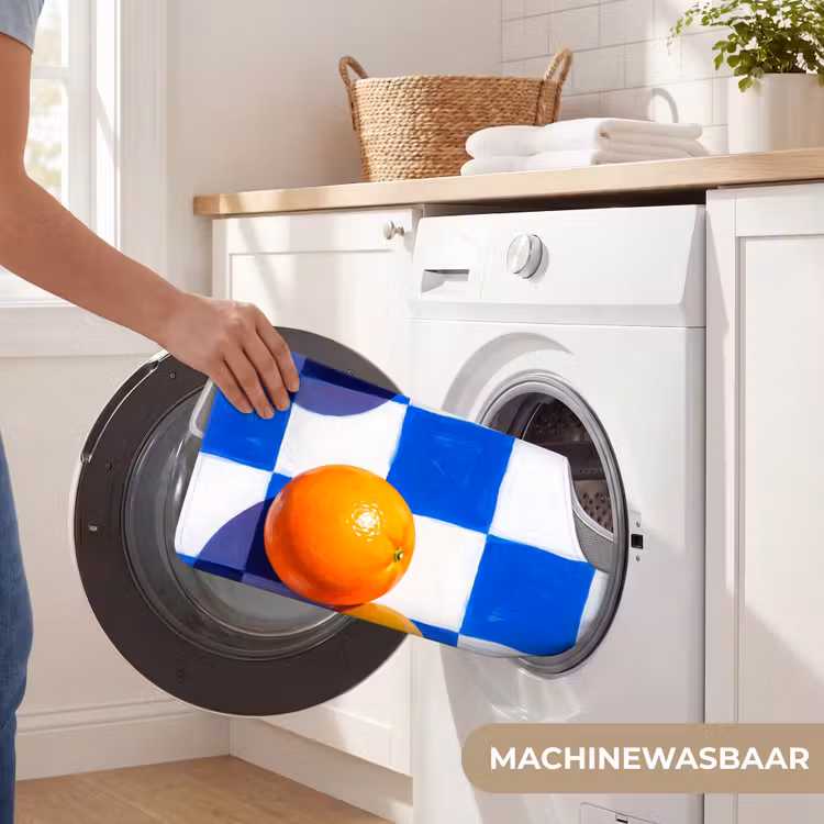 WC Mat - Sinaasappel - Geruit - Eten - Sinaasappel - Geruit - Eten WCmat U-uitsnede middel