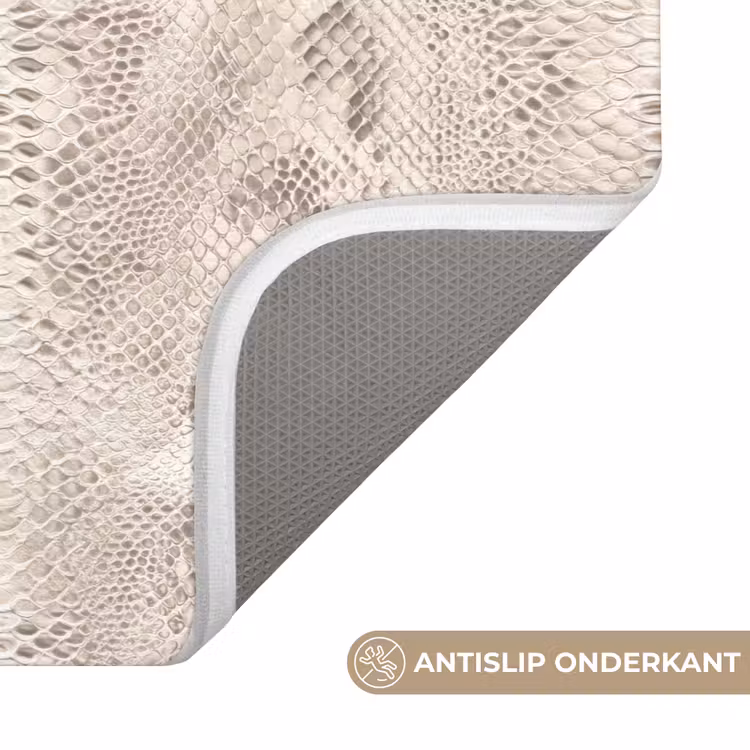 Slang - Patroon - Beige WCmat klein 1009 -USP_AntislipNL