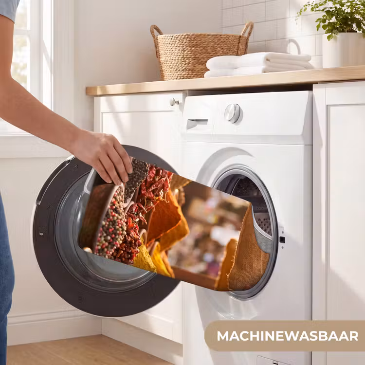 WC Mat - Specerijen - Markt - Kleurrijk - Specerijen - Markt - Kleurrijk WCmat U-uitsnede middel