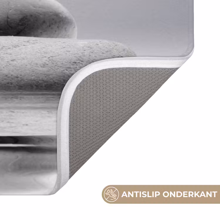 Stenen - Lotus - Wit - Water - Zen WCmat klein -USP_AntislipNL
