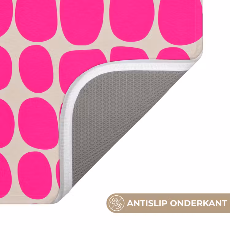 Stippen - Patroon - Roze WCmat klein 1009 -USP_AntislipNL