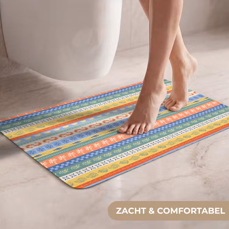Strepen - Patroon - Zomer WCmat klein 1009 -USP_ZachtNL