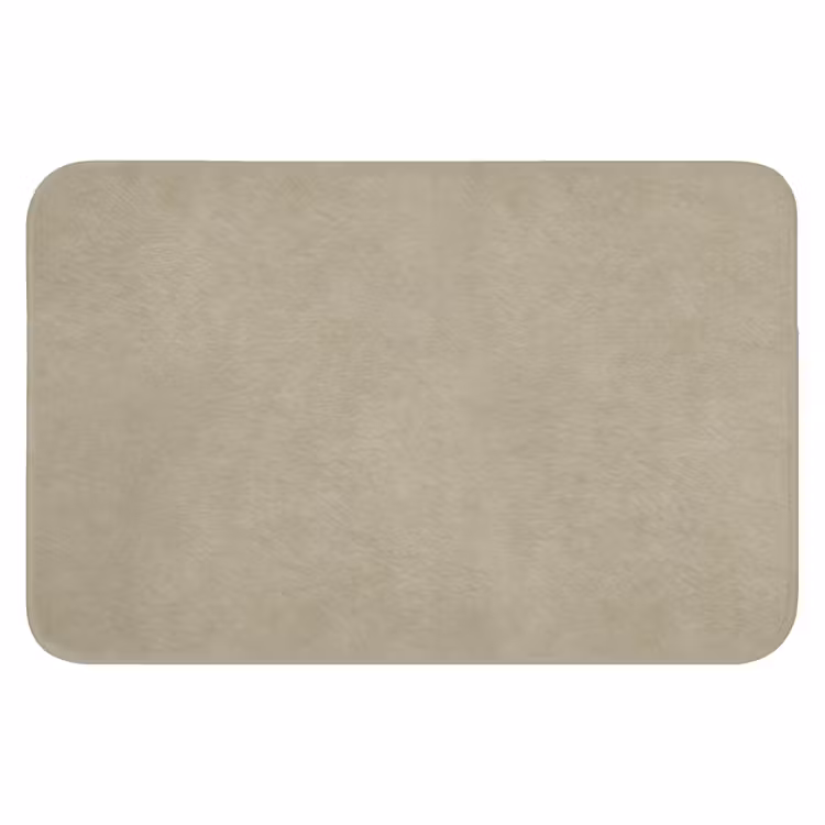 Taupekleur - Gewolkt textuur - Natuurlijk WCmat klein 1009 -3d