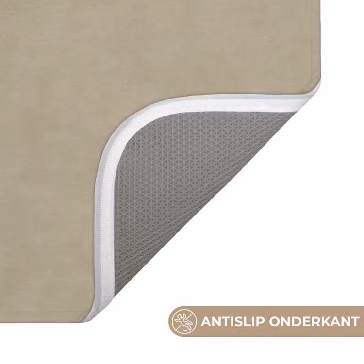 Taupekleur - Gewolkt textuur - Natuurlijk WCmat klein 1009 -USP_AntislipNL
