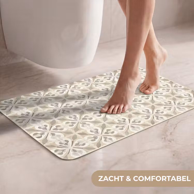 Tegel - Motief - Beige WCmat klein 1009 -USP_ZachtNL