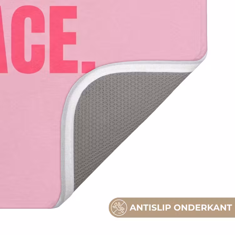 Tekst - Modern - Roze WCmat klein -USP_AntislipNL