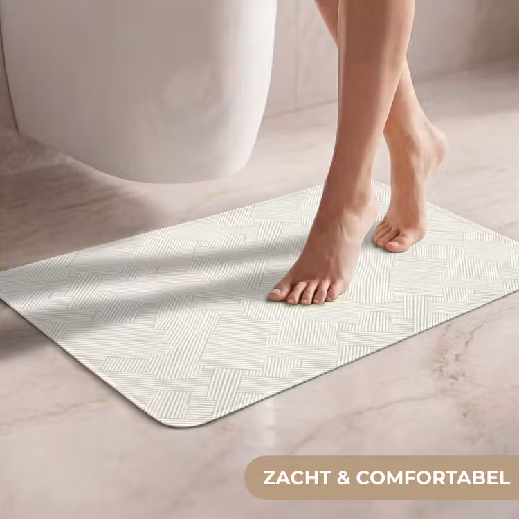 Textuur - Abstract - Beige WCmat klein 1009 -USP_ZachtNL