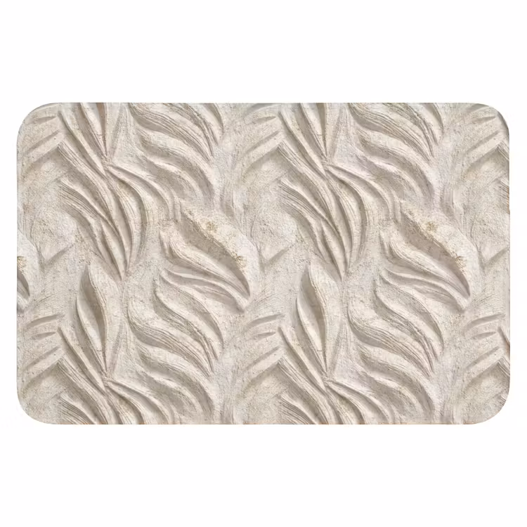 Textuur - Reliëf - Beige WCmat klein 1009 -3d