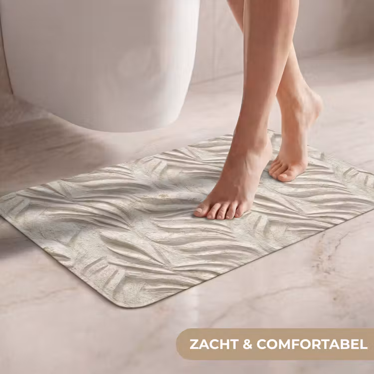 Textuur - Reliëf - Beige WCmat klein 1009 -USP_ZachtNL