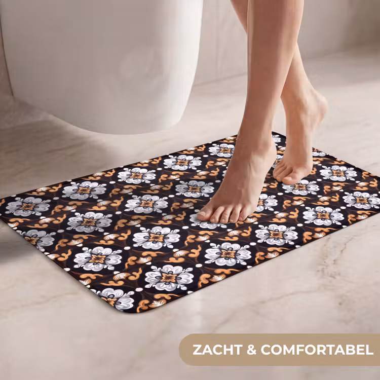 traditioneel - Element - Kleurrijk WCmat klein 1009 -USP_ZachtNL