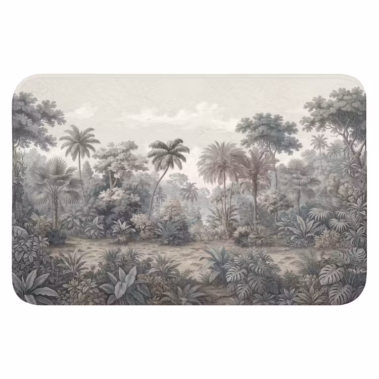 Tropisch - Landschap - Illustratie WCmat klein -3d