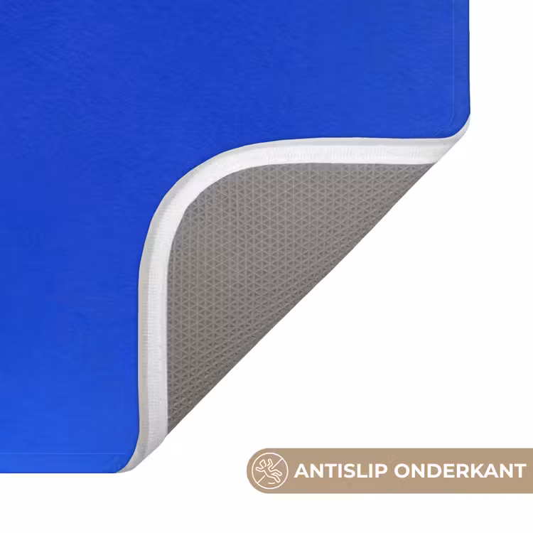 Tulp - Minimalistisch - Bladeren - Wit WCmat klein -USP_AntislipNL