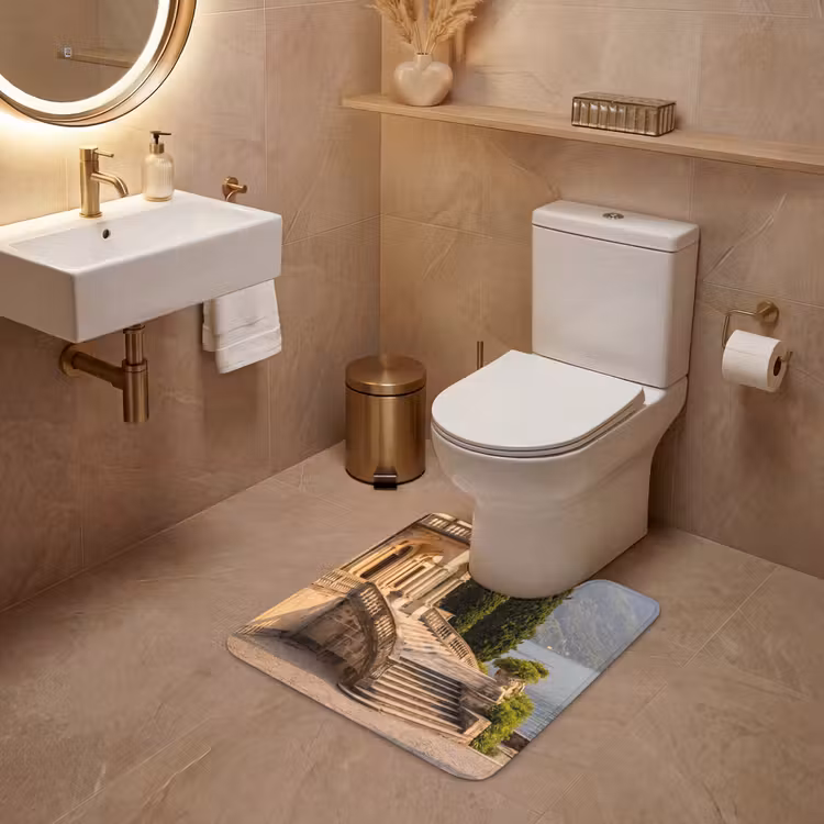 WC Mat - Villa - water -trappen - Villa - water -trappen WCmat U-uitsnede middel
