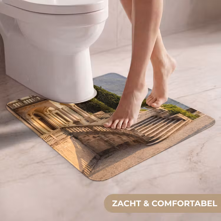 WC Mat - Villa - water -trappen - Villa - water -trappen WCmat U-uitsnede middel