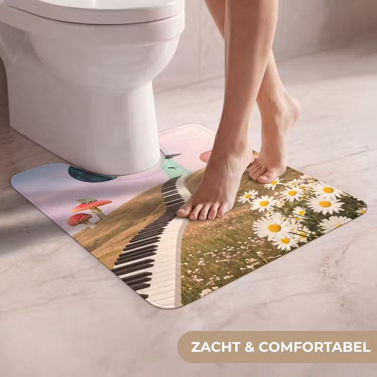 WC Mat - Vis - Natuur - Abstract - Vis - Natuur - Abstract WCmat U-uitsnede middel