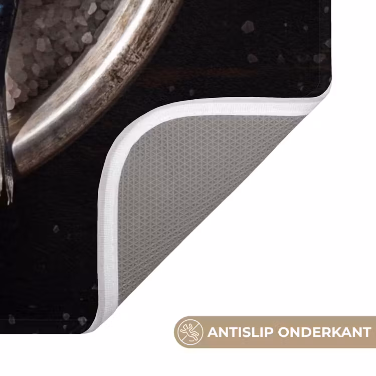 WC Mat - Vis - Zout - Eten - Vis - Zout - Eten WCmat U-uitsnede middel