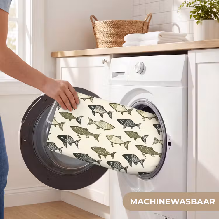 Vissen - Klassiek - Groen WCmat klein 1009 -USP_WasbaarNL