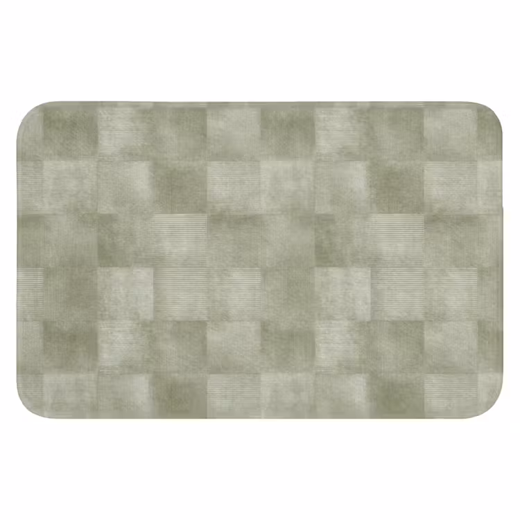 Vlakken - Rustiek - Groen WCmat klein 1009 -3d