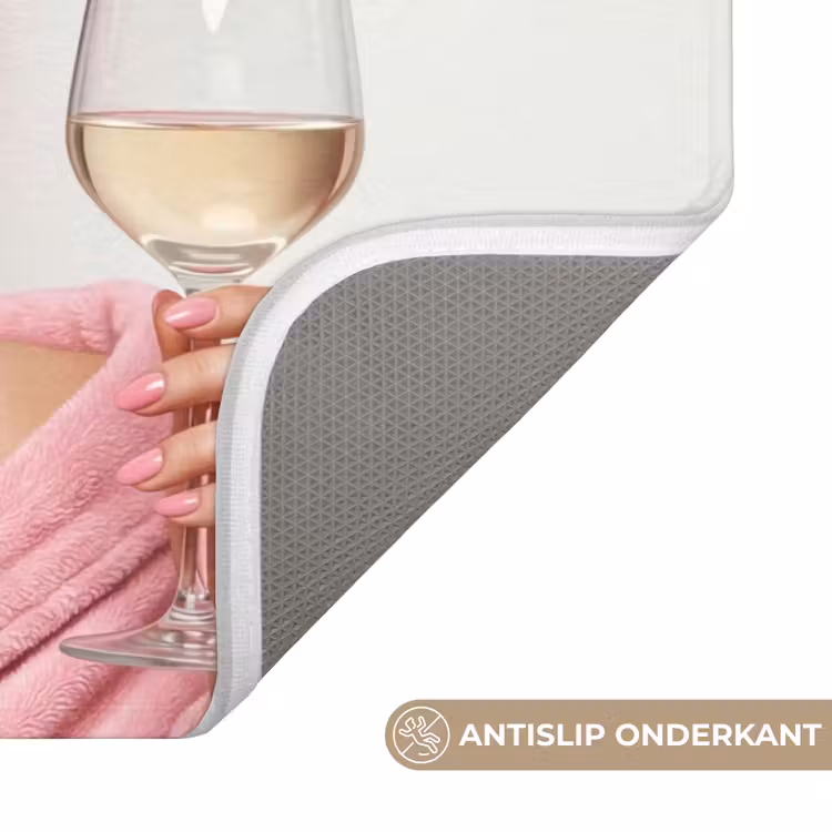 Vrouw - Roze - Wijn - Zonnebril WCmat klein -USP_AntislipNL