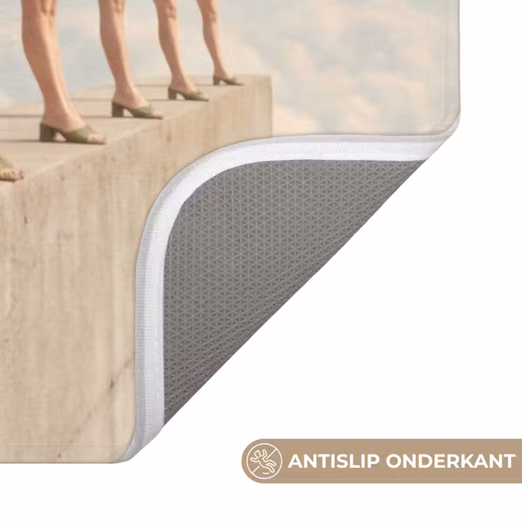 WC Mat - Vrouwen - Duikhouding - Wolken - Vrouwen - Duikhouding - Wolken WCmat U-uitsnede middel