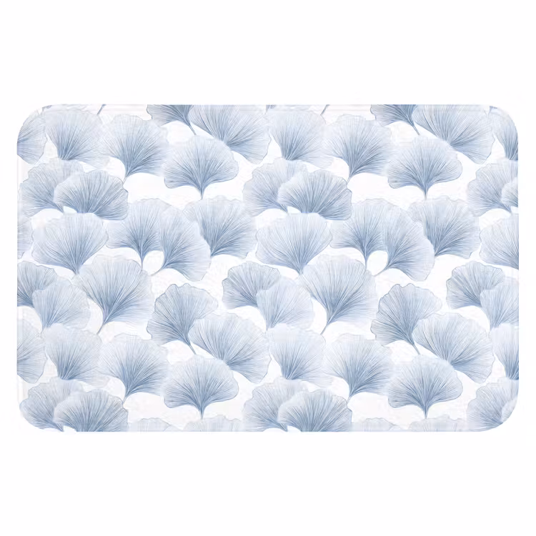 Waaier - Modern - Blauw WCmat klein 1009 -3d