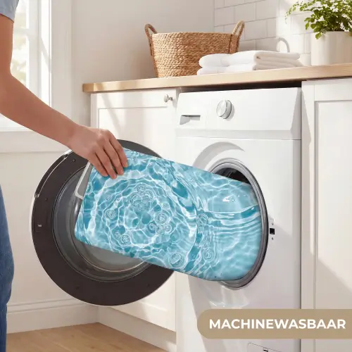 Water - Blauw - bubbels WCmat klein -USP_WasbaarNL