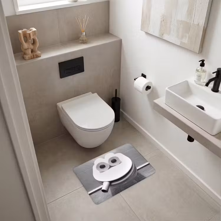 WC - Bril - Grappig - Toilet WCmat klein -sfeer1