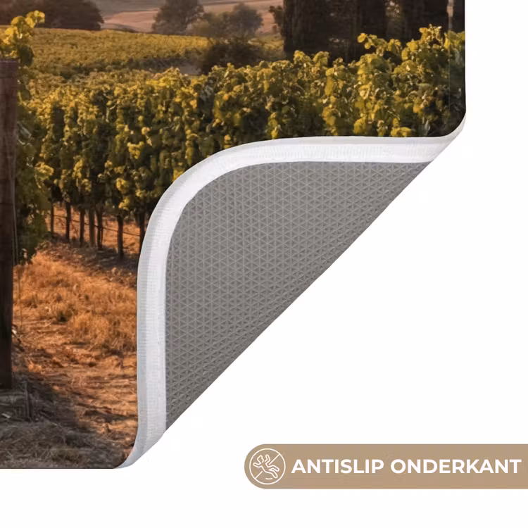 Wijngaard - Zonsondergang - Landschap WCmat klein -USP_AntislipNL