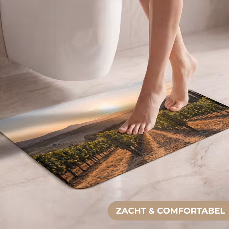 Wijngaard - Zonsondergang - Landschap WCmat klein -USP_ZachtNL