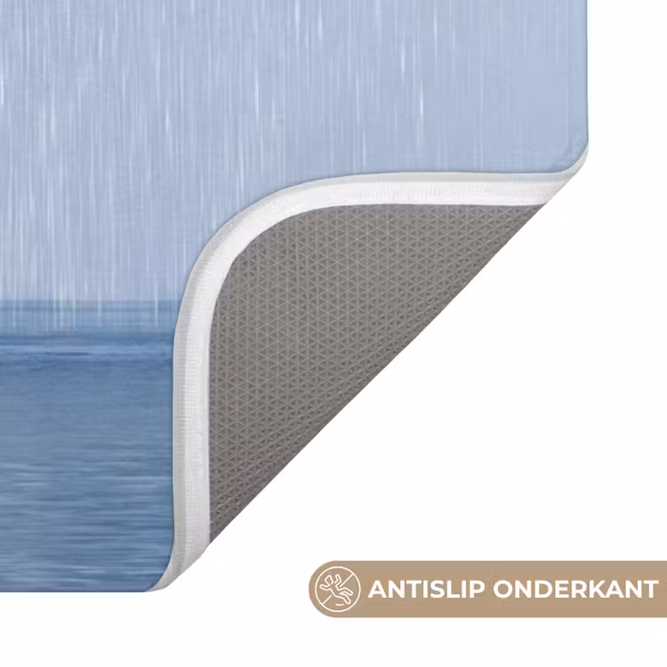 WC Mat - Wolk - Regen - Natuur - Wolk - Regen - Natuur WCmat U-uitsnede middel