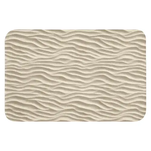 Zand - Golven - Beige WCmat klein 1009 -3d