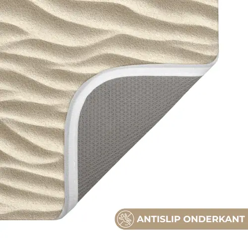 Zand - Golven - Beige WCmat klein 1009 -USP_AntislipNL