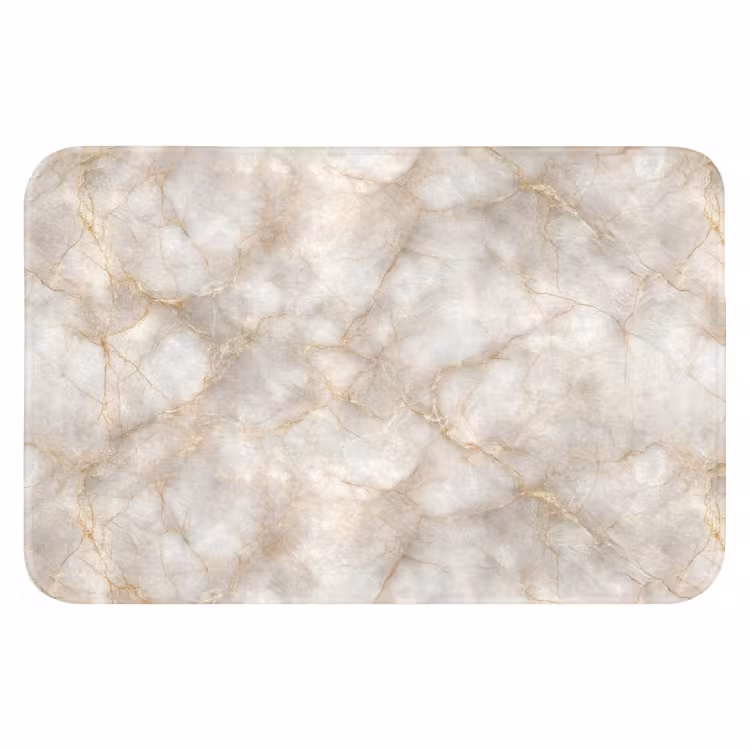 Zandkleurig - Marmer - Natuursteen WCmat klein 1009 -3d