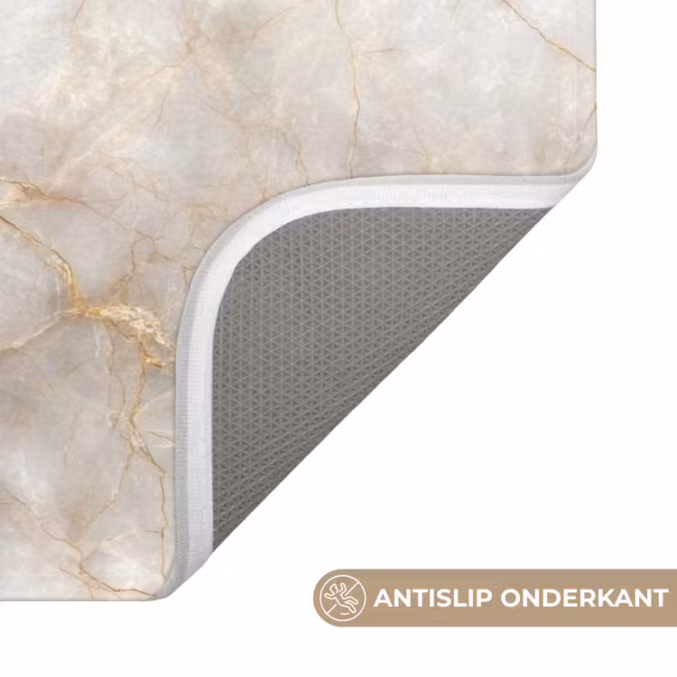 Zandkleurig - Marmer - Natuursteen WCmat klein 1009 -USP_AntislipNL