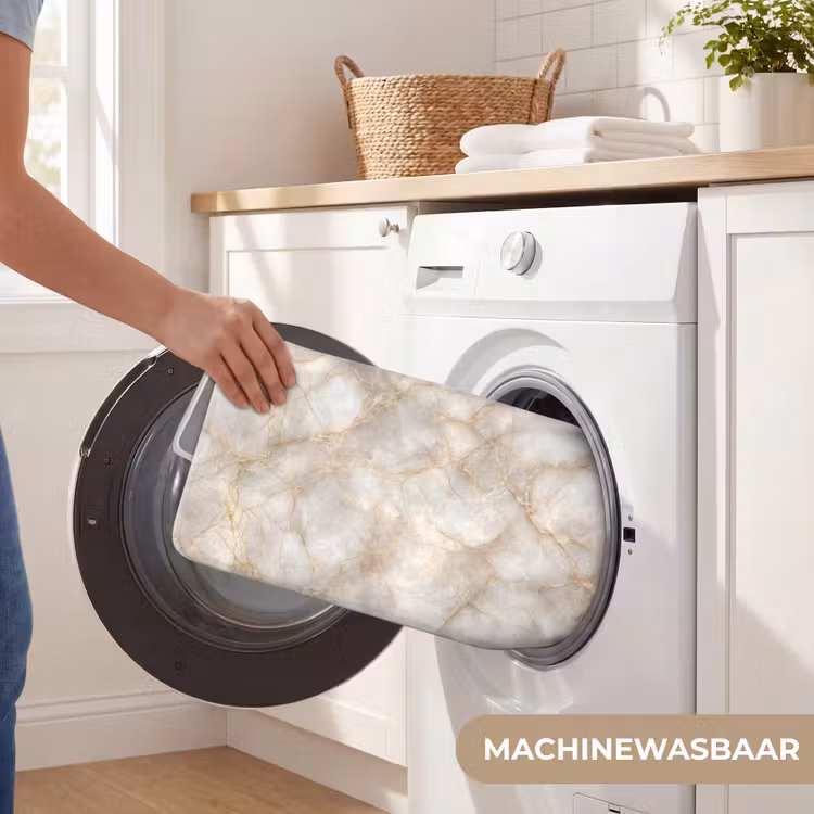 Zandkleurig - Marmer - Natuursteen WCmat klein 1009 -USP_WasbaarNL