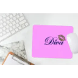 Diva - Lip - Panterprint - Roze muismat rubber klein -witbureau