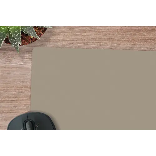 Interieur - Kleuren - Beige muismat rubber klein 262 -closeup