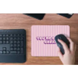 Paars - Strepen - You're doing great - Schaduw muismat rubber klein -toetsenbord