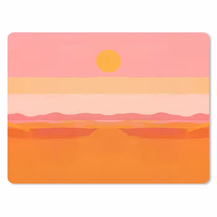 Muismat - Zon - Abstract - Landschap - Oranje