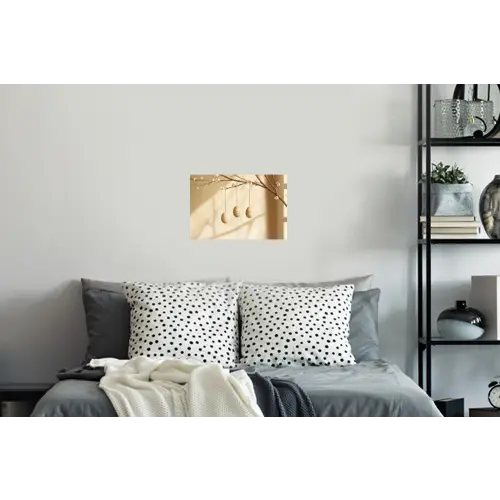 Beige - Paastak - Eieren Muursticker klein -slaapkamer