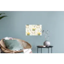 Gieter - Bloemen - Eieren Muursticker klein -plant