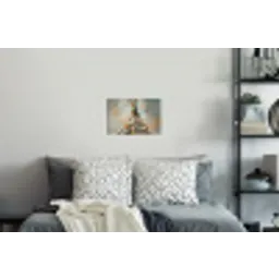 Konijn - Eieren - Kleurrijk Muursticker klein -slaapkamer