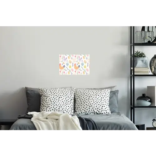 Patroon - Kip - Paaseieren Muursticker klein -slaapkamer