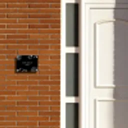 Illustraties - Zwart - Sierlijk Naambord Rechthoek middel -sfeer3-rechthoek-S