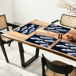 Vissen - Delfts - Blauw - Keramiek Placemat vinyl groot -zzsfeer4_Kitchenyeah-website