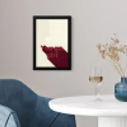 you go girl - 3D - Rood fotolijst zwart zonder passe partout klein -sfeer4