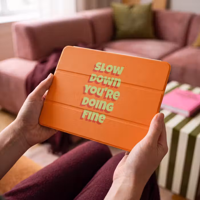Slow down you're doing fine - Oranje - Simple