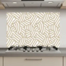 Abstract - Modern - Beige keuken achterwand spatscherm klein 900 -3d_website