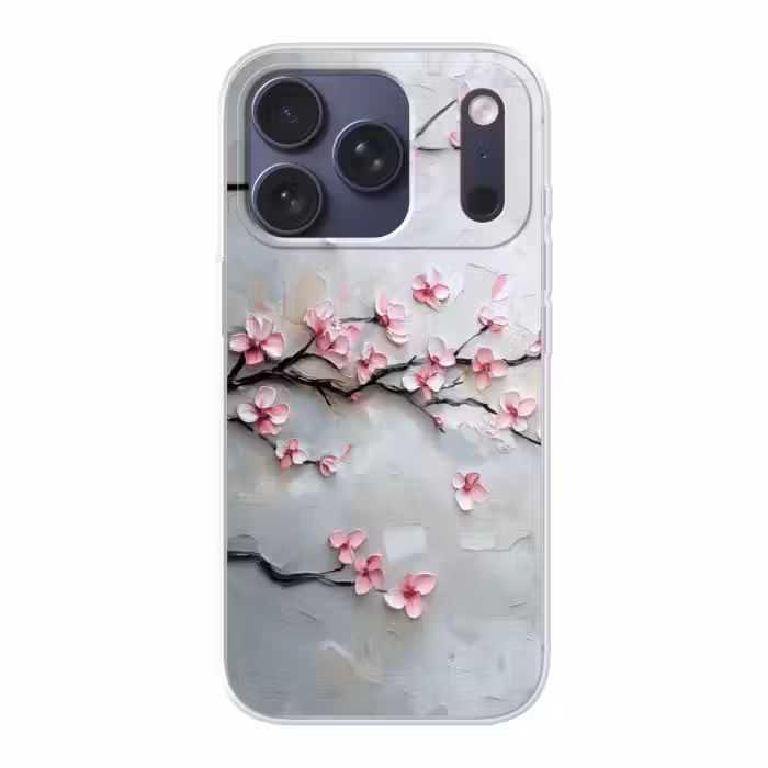 Telefoonhoesje - Bloesem - Kunstzinnig - Roze - Sakura